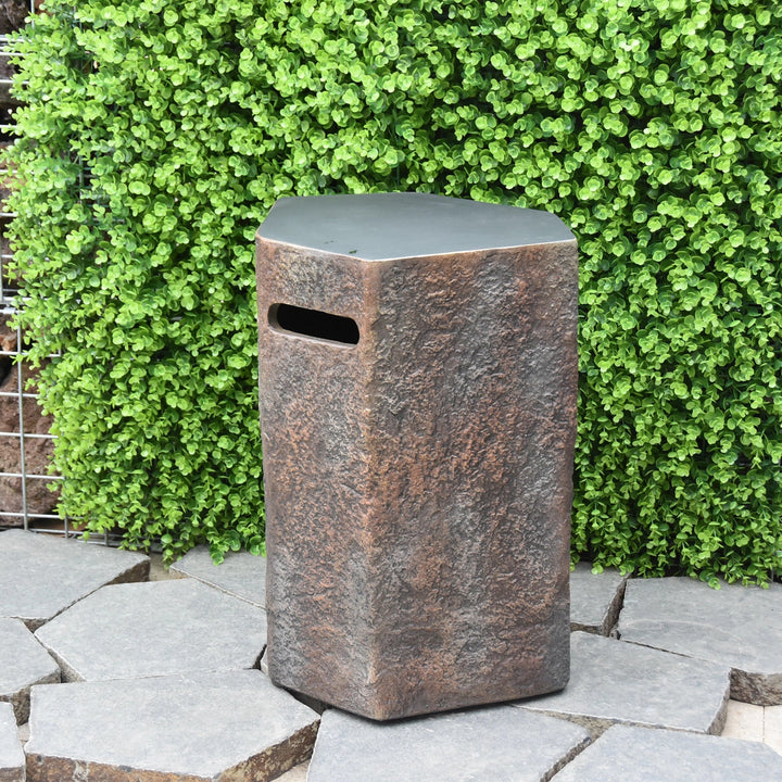19" x 15" Hexagon Columbia Propane Tank Cover by Elementi