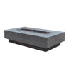 56" x 32" Rectangle Hampton Concrete Fire Table by Elementi