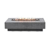 56" x 32" Rectangle Hampton Concrete Fire Table by Elementi