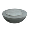 29" Round Lunar Stainless Steel Burner Cover by Elementi