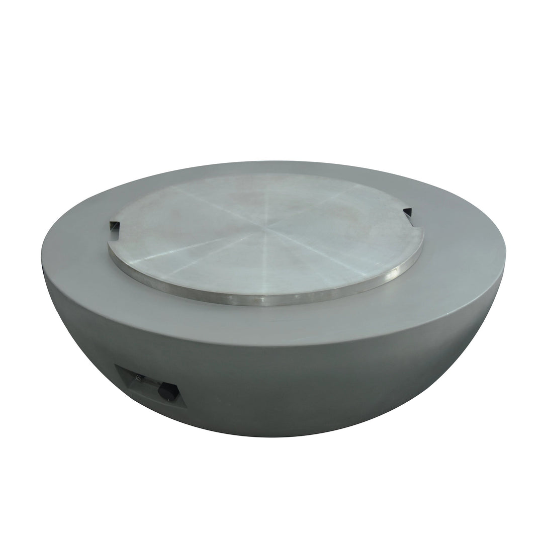 29" Round Lunar Stainless Steel Burner Cover by Elementi