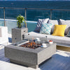 22" Square Manhattan Glass Wind Guard by Elementi