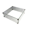 22" Square Manhattan Glass Wind Guard by Elementi