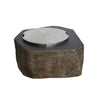 20" Round Metropolis Stainless Steel Burner Cover by Elementi