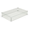 Rectangle Glass Wind Guard by HPC Fire