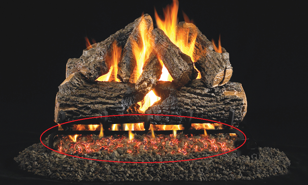 Fireplace Ember Glow by Real Fyre