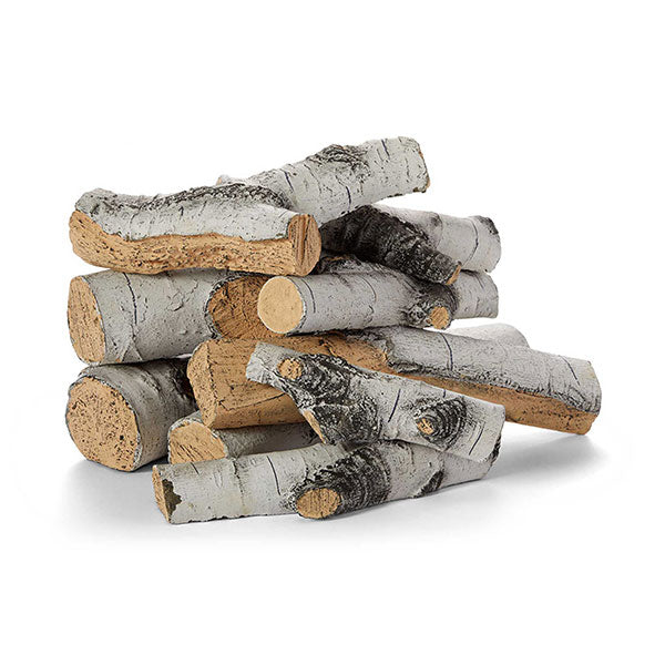 Aspen Birch Gas Fire Pit Logs by HPC Fire