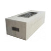 Rectangle H-Burner Unfinished Fire Pit Enclosure by HPC Fire