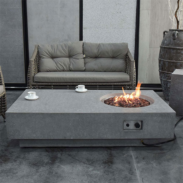 Metropolis Concrete Fire Table