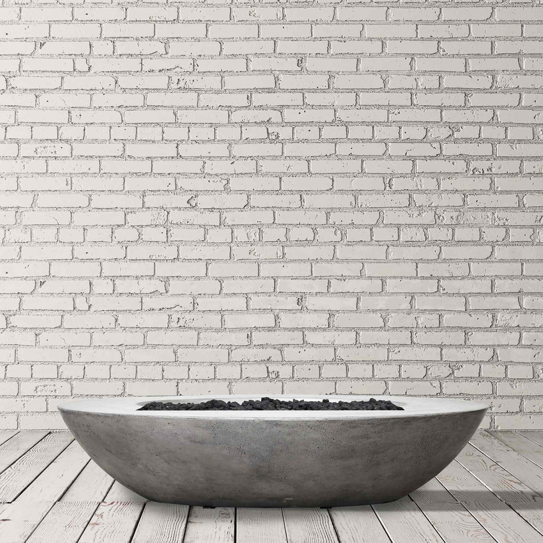 79" x 45" Ovale Gas Fire Pit by Prism Hardscapes