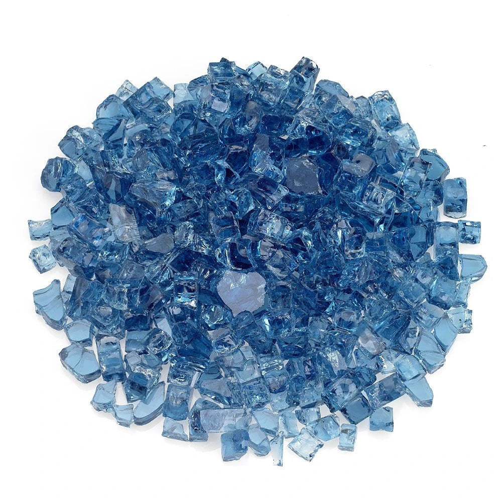 1/2" Pacific Blue Fire Glass by American Fire Products