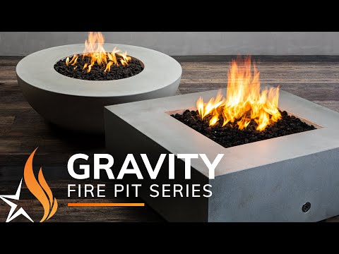 60" x 24" Rectangle Gravity Corten Steel Fire Pit - Propane Gas Hardline - Push Button Spark Ignition by Starfire Designs