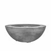 The Prism Hardscapes Moderno 6 Gas Fire Bowl in natural color, featuring a minimalist design and smooth concrete finish. This fire pit is ideal for modern outdoor settings, blending functionality and style. With a powerful gas burner, this large outdoor fire bowl is perfect for adding warmth and ambiance to backyard gatherings