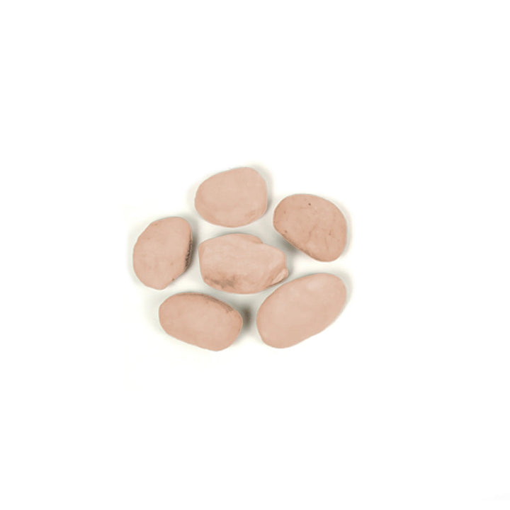 Rasmussen Vented FireStones assortment pack in beige, extra-large size. A natural-looking collection of fire stones ideal for enhancing any gas fire pit or fireplace. These vented stones offer realistic aesthetics for outdoor and indoor fire pits, adding a modern, earthy ambiance to fire displays
