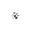 Rasmussen Vented Firestones Assortment Pack in extra small size, featuring a mix of black, white, and light gray fire stones. Ideal for enhancing the look of your outdoor fire pit, these vented fire stones offer a modern aesthetic and high durability for gas fireplaces and outdoor setups