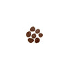 Extra-small brown stones from the Rasmussen Vented FireStones Assortment Pack, crafted for gas fire pits. The natural-looking stones offer a warm and earthy aesthetic, perfect for adding charm to fireplaces or outdoor fire features. Ideal for vented gas setups for improved heat dispersion