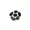 Rasmussen Vented FireStones Assortment Pack in large black stones, perfect for use in vented fireplaces and fire pits. This assortment showcases a rugged, natural look, enhancing fire feature aesthetics with heat-resistant, authentic stone shapes and textures