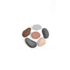 Large Rasmussen Vented FireStones Assortment Pack in Calico. This multi-tone collection includes natural stone colors in white, brown, gray, and tan, adding a lifelike touch to gas fire pits and fireplaces. These stones offer a durable, stylish option for modern fire features, perfect for outdoor entertaining areas.