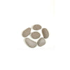 Large Rasmussen Vented FireStones Assortment Pack in natural color, with six uniquely shaped ceramic stones for vented gas fireplaces. This natural gas fire pit accessory set adds a warm, traditional feel to any outdoor fire pit with realistic stone textures and finishes.
