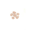Medium beige stones from the Rasmussen Vented FireStones assortment pack, arranged for a natural, realistic look. Ideal for gas fire pits and fireplaces, these vented stones add a modern and warm atmosphere, perfectly complementing any fire display in outdoor or indoor settings