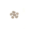 Medium Rasmussen Vented FireStones Assortment Pack in natural color, providing six decorative ceramic stones for vented gas fireplaces. Designed to mimic natural stones, this pack enhances the ambiance of outdoor fire pits, delivering an inviting, earthy look for natural gas fire pit setups.