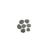 Small dark gray stones in the Rasmussen Vented FireStones Assortment Pack, set of six rounded stones for vented gas fireplaces. Perfect for creating a subtle yet natural ambiance, these stones add a realistic touch to the fireplace display, enhancing the overall warmth and comfort.