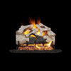 Vented Gas Logs Burnt Aspen by Real Fyre