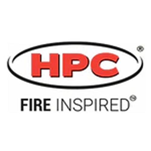 The Hearth Product Controls logo featuring the brand name in red with black text beneath it, representing their premium fire parts and control products.