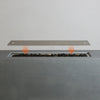 Linear Beton Stainless Steel Burner Cover by Starfire Designs