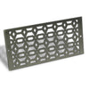 Detailed angled view of the Starfire Designs Decorative Fire Pit Venting Panel - Arbor. This venting panel is crafted from high-quality stainless steel, designed to ensure proper airflow in outdoor fire pits, fire pit bowls, and modern fire pit tables