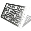 Detailed upright view of the Starfire Designs Mosaic Decorative Fire Pit Venting Panel, showcasing its durability and modern design, suitable for enhancing ventilation in large backyard fire pits or modern fire pits outdoors