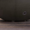 Bottom view of the Starfire Designs Rustic 36-inch Round Concrete Gravity Gas Fire Pit in brown, showing the sturdy base and gas key valve location