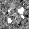 A close-up of Starfire Glass 1/2" Titanium Reflective Broken Fire Glass (10lbs), featuring silver-coated reflective surfaces that shimmer brilliantly under firelight. Perfect for enhancing fire pits and outdoor fireplaces with a modern, luxurious touch.