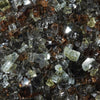  A close-up of Starfire Glass 1/4" Broken Pre-Mixed Fire Glass (10lbs) in Desert Gold, showcasing a warm blend of gold, amber, and clear fire glass. Designed for modern gas fire bowls, propane fire pits, and outdoor fire features, this glass creates a dazzling glow under an open flame.