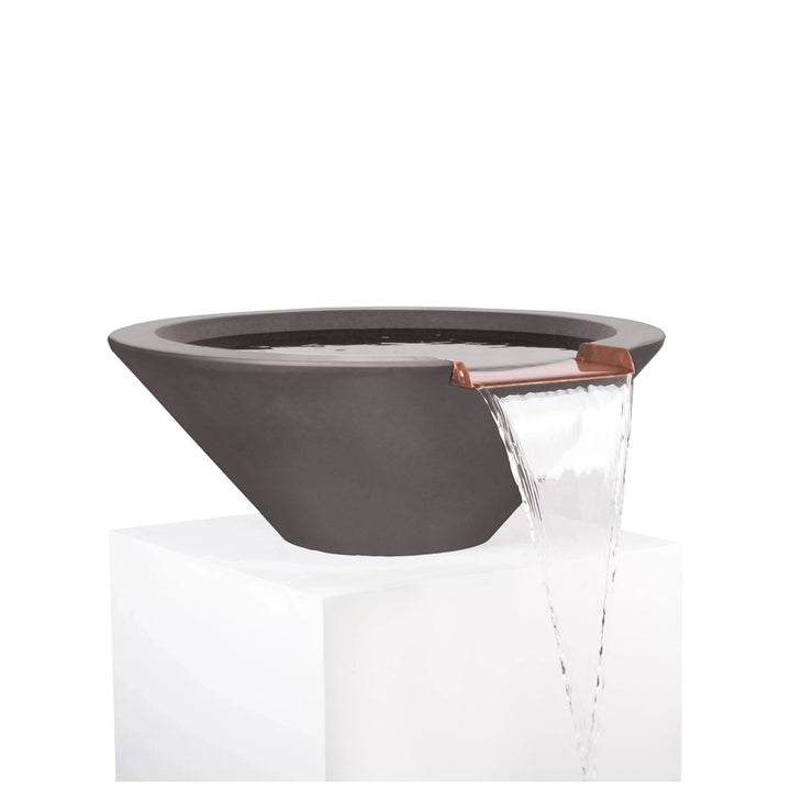 31" Round Concrete Cazo Water Bowl by The Outdoor Plus