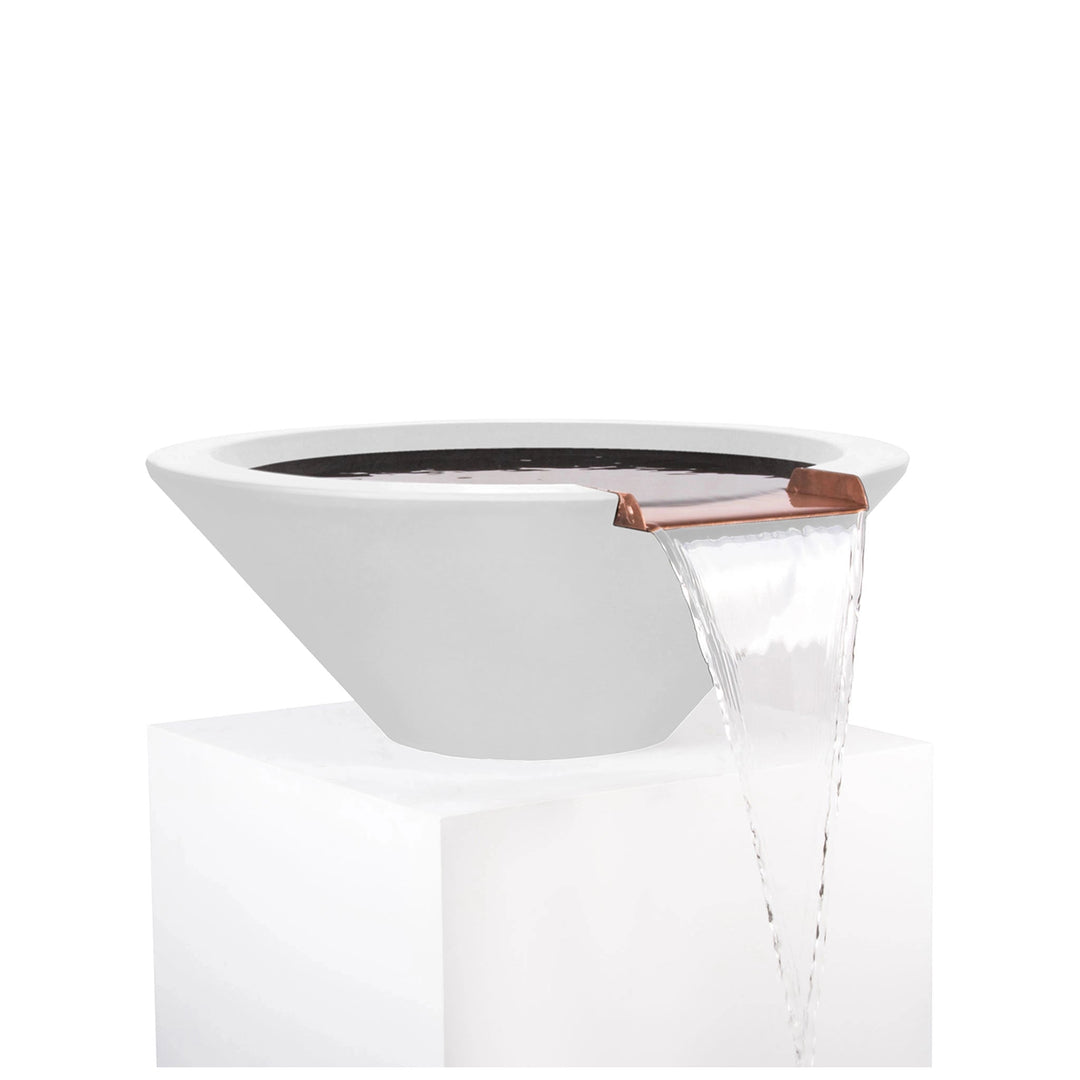 31" Round Concrete Cazo Water Bowl by The Outdoor Plus
