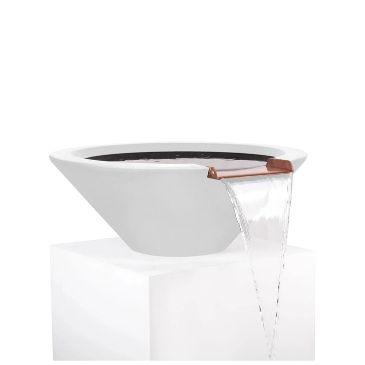 31" Round Concrete Cazo Water Bowl by The Outdoor Plus