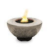 The Outdoor Plus 37" Sienna Concrete Gas Fire Pit in moss stone features a rich, textured concrete finish, perfect for enhancing any outdoor setting. This gas fire pit combines rustic elegance with modern design. Ideal for backyard gatherings, the Sienna bowl-style fire pit offers durability and a powerful flame. Great for those seeking a natural look, the moss stone finish blends effortlessly into any landscape.