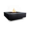  The Outdoor Plus 48" Cabo Square Concrete Gas Fire Pit in slate finish. This fire pit, constructed from robust concrete, showcases a smooth slate color that complements modern and minimalistic outdoor designs. Perfect for adding warmth and elegance to patios, decks, or gardens with its sleek square shape.