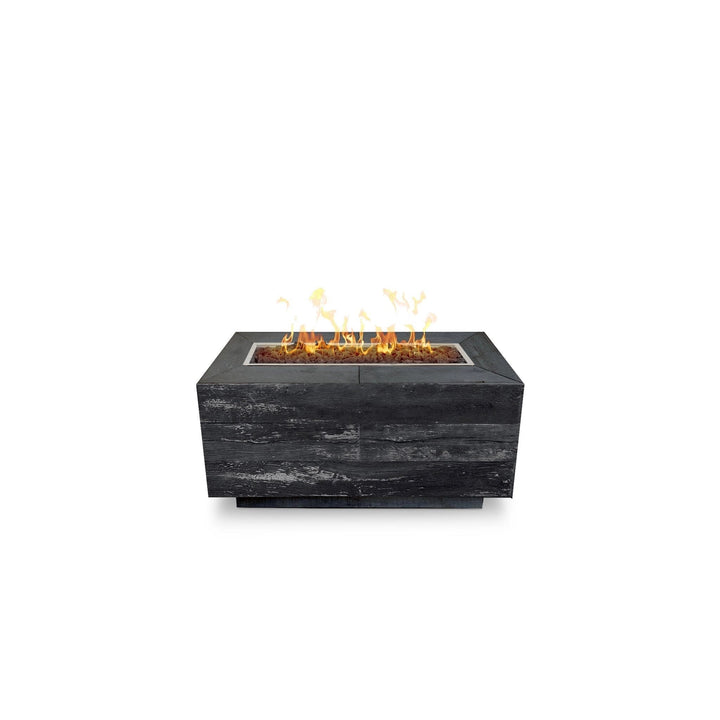 The Outdoor Plus 48" Catalina Wood Grain Concrete Gas Fire Pit