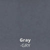 A swatch showcasing the "Gray" finish for The Outdoor Plus 54" Occasional Height Florence Concrete Gas Fire Pit. The soft gray hue has a smooth matte finish, making it a versatile choice for both minimalist and modern outdoor spaces. The durable GFRC concrete material ensures long-lasting performance.