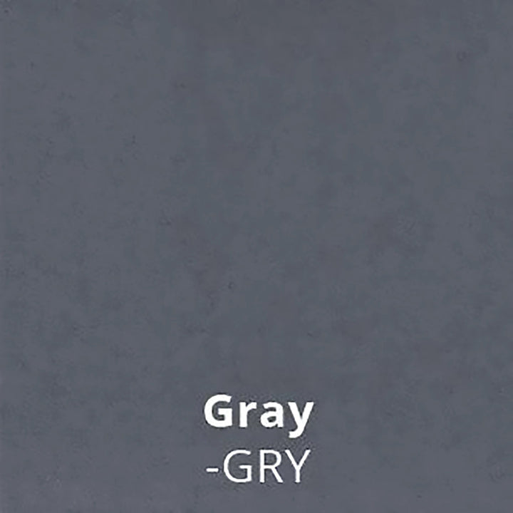 Close-up swatch of the gray finish for The Outdoor Plus 96-inch Del Mar concrete gas fire pit, showcasing a cool gray tone with a smooth concrete surface. A versatile and modern option for outdoor patio designs.