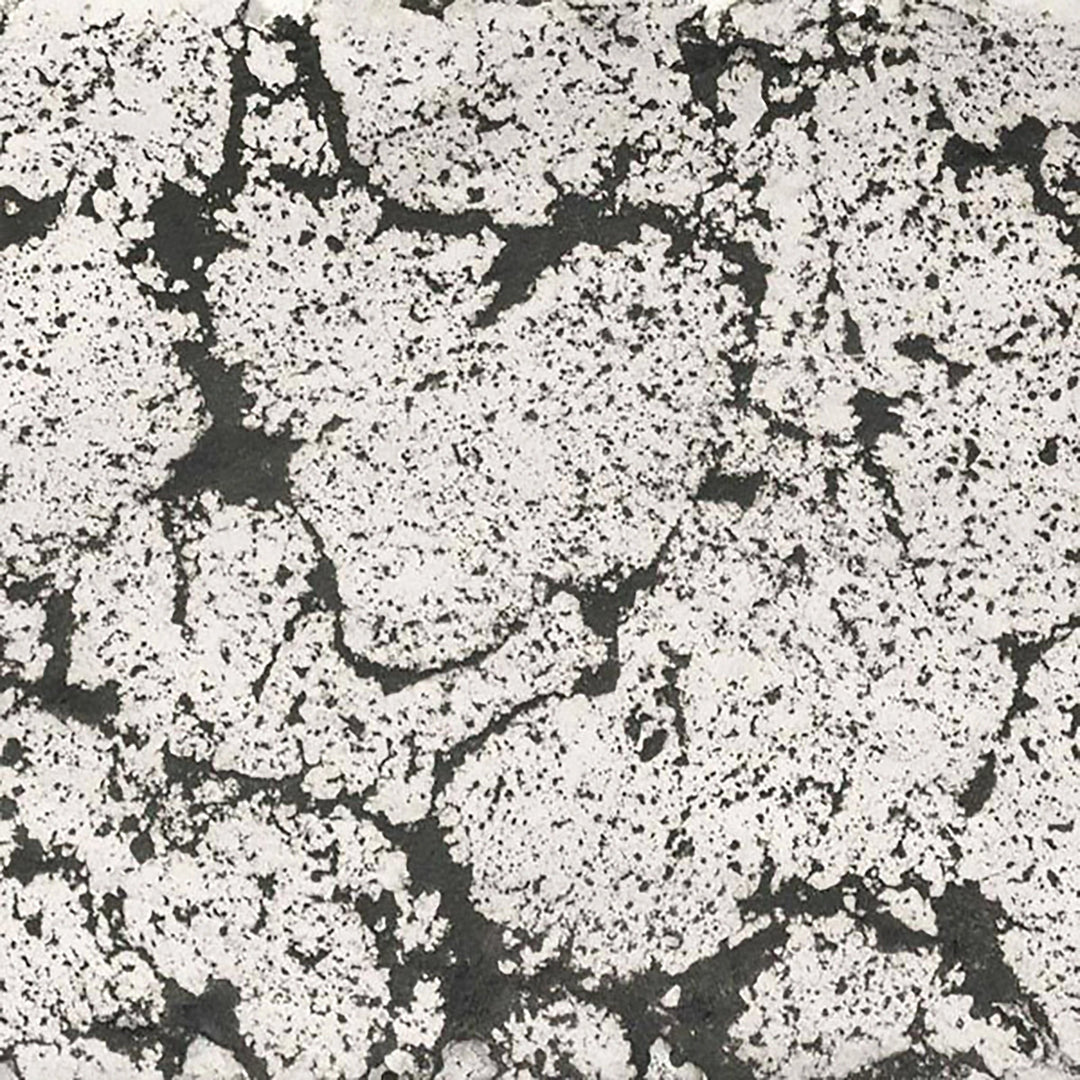 Rustic White swatch of The Outdoor Plus 96-inch Del Mar Concrete Gas Fire Pit. The aged patina finish provides a timeless and elegant look, enhancing traditional and modern outdoor fire pit designs.