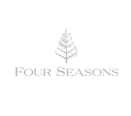 logo of the Four Seasons Hotel on a white background