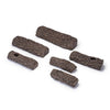 Disassembled set of Real Fyre Post Oak vented gas logs, 30 inches. Realistic bark texture with individual log pieces displayed on a white background for versatility.