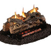 Vent-Free See-Thru Golden Oak Designer Gas Logs 24" by Real Fyre