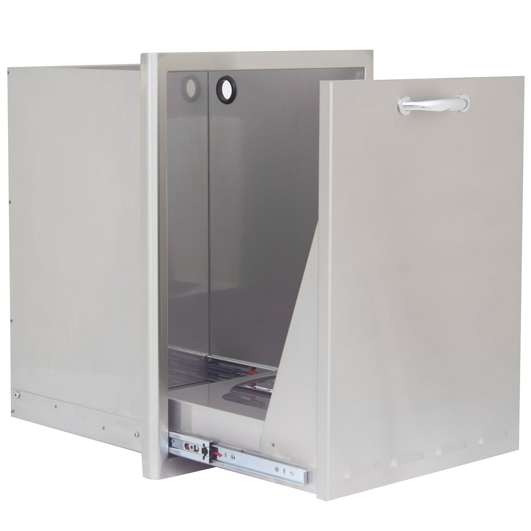 18" Blaze Roll Out Trash or Propane Tank Storage Drawer - Starfire Direct