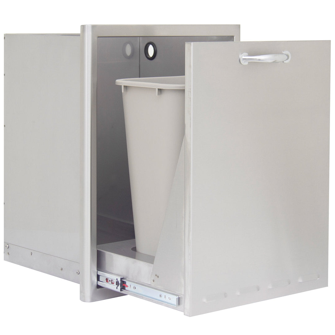 18" Blaze Roll Out Trash or Propane Tank Storage Drawer - Starfire Direct