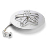 18" Round Flat Push Button Ignition Fire Pit Insert with 12" Burner - Starfire Direct