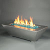 Starfire Designs Stainless Steel Edge Gas Fire Pit with Slide Out LPT Drawer
